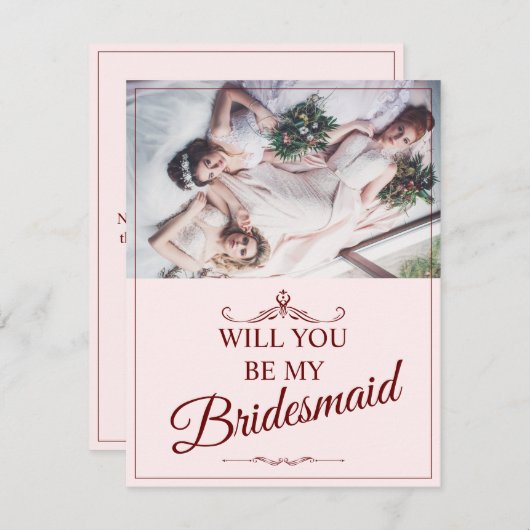 私の花嫁のメイドになってくれない?三つの嘘をつく花嫁 エンクロージャーカード (正面/裏面)