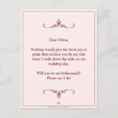 私の花嫁のメイドになってくれない?三つの嘘をつく花嫁 エンクロージャーカード (裏面)