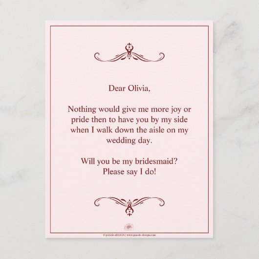 私の花嫁のメイドになってくれない?三つの嘘をつく花嫁 エンクロージャーカード (裏面)