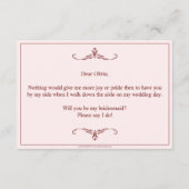 私の花嫁のメイドになってくれない?三つの嘘をつく花嫁 エンクロージャーカード (裏面)