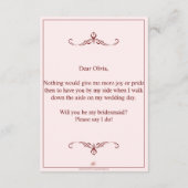 私の花嫁のメイドになってくれない？三つの嘘をつく花嫁 エンクロージャーカード (裏面)