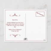 私の花嫁のメイドになってくれない?三つの嘘をつく花嫁 シーズンポストカード (裏面)