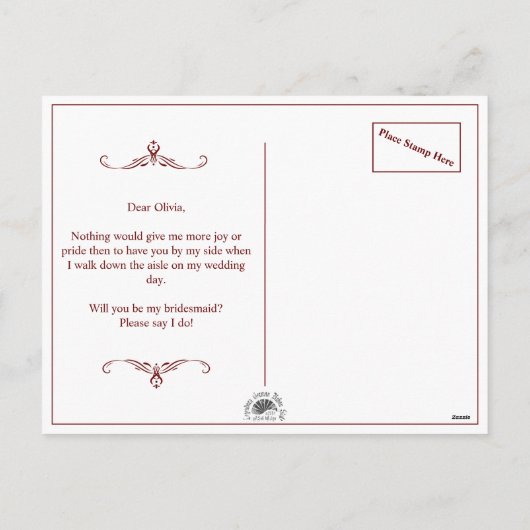 私の花嫁のメイドになってくれない?三つの嘘をつく花嫁 シーズンポストカード (裏面)