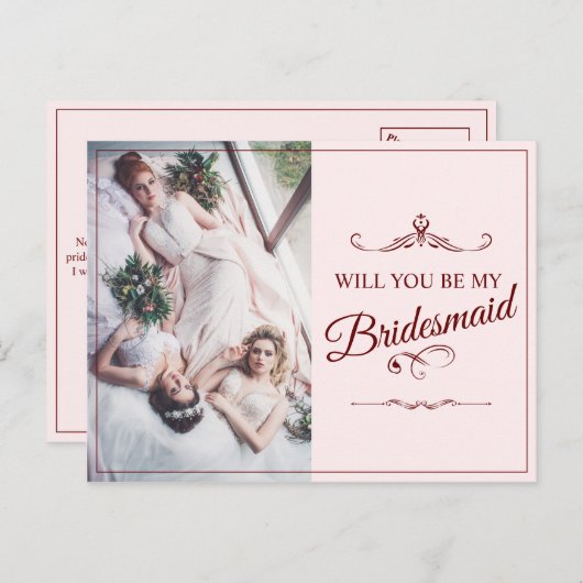 私の花嫁のメイドになってくれない?三つの嘘をつく花嫁 ポストカード (正面/裏面)