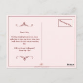 私の花嫁のメイドになってくれない?三つの嘘をつく花嫁 ポストカード (裏面)