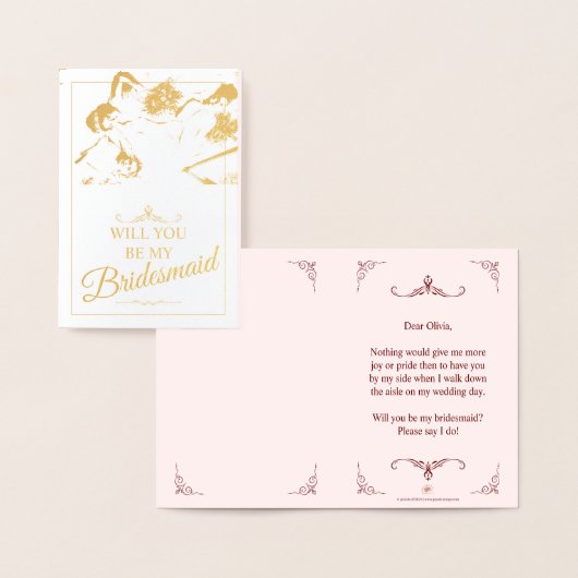 私の花嫁のメイドになってくれない?三つの嘘をつく花嫁 箔カード (ディスプレー)