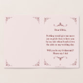 私の花嫁のメイドになってくれない？三つの嘘をつく花嫁 箔カード (内部)