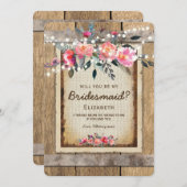 私の花嫁のメイドになってくれない？ |国素朴フローラ 招待状 (正面/裏面)