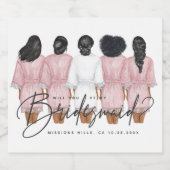 私の花嫁のメイドになってくれない？女子のローブ スパークリングワインラベル (シングルラベル)