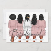 私の花嫁のメイドになってくれない?女子のローブV2 招待状 (正面)