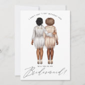 私の花嫁のメイドになってくれない？女子のローブV3 Invite 招待状 (正面)