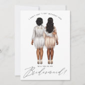 私の花嫁のメイドになってくれない?女子のローブV3 Invite 招待状 (正面)