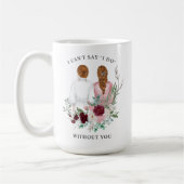 私の花嫁のメイドになってくれない?女子インローブフローラ コーヒーマグカップ (左)