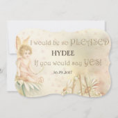 私の花嫁のメイドになってくれない？妖精たちのお知らせ 招待状 (裏面)