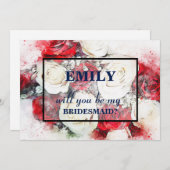 私の花嫁のメイドになってくれない？ 招待状 (正面/裏面)