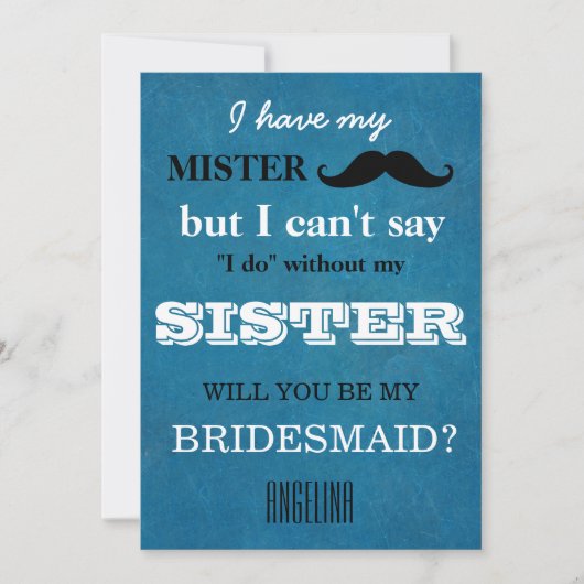 私の花嫁のメイドになってくれない? 招待状 (正面)