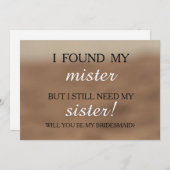 私の花嫁のメイドになってくれない? 招待状 (正面/裏面)