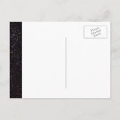 私の花嫁のメイドになってくれない?星空の夜 インビテーションポストカード (裏面)