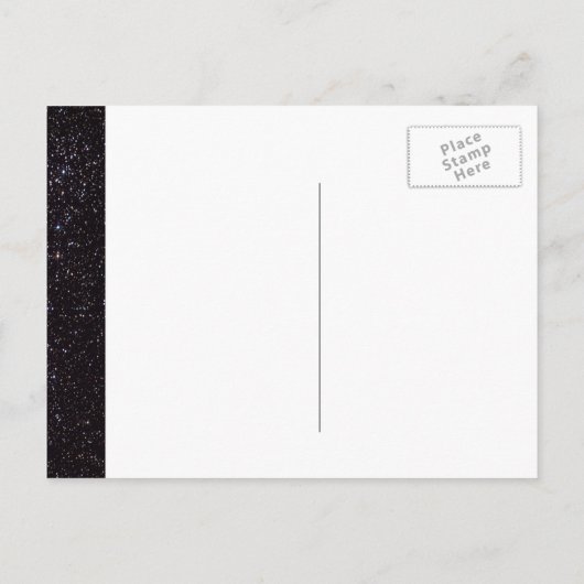 私の花嫁のメイドになってくれない？星空の夜 インビテーションポストカード (裏面)