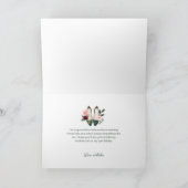 私の花嫁のメイドになってくれない?水彩ハイヒール カード (内部)