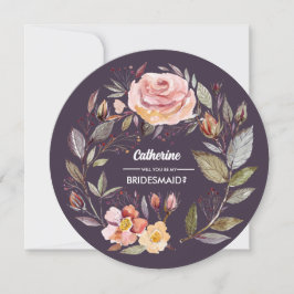 私の花嫁のメイドになってくれない？秋の花リース 招待状