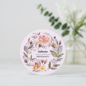 私の花嫁のメイドになってくれない？秋フラワーリース 招待状 (スタンド正面)