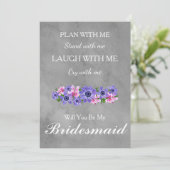 私の花嫁のメイドになってくれない？花嫁介添人の提案 招待状 (スタンド正面)