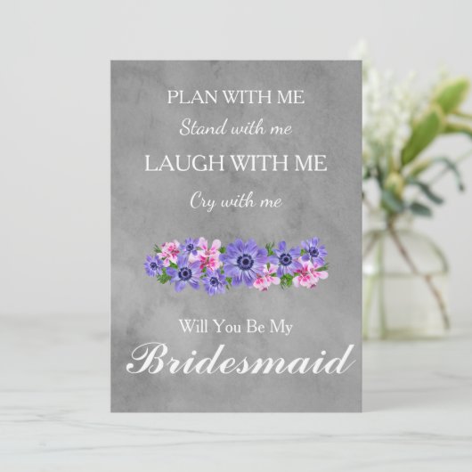 私の花嫁のメイドになってくれない？花嫁介添人の提案 招待状 (スタンド正面)