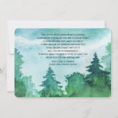 私の花嫁のメイドになってくれない？野草花 招待状 (裏面)