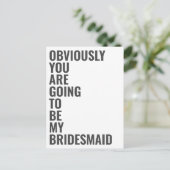 私の花嫁のメイドになってくれるか？ インビテーションポストカード (スタンド正面)