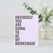 私の花嫁のメイドになってくれるか？ インビテーションポストカード (スタンド正面)