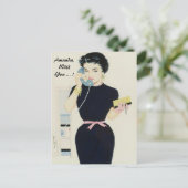 私の花嫁のメイドになりましょメイド・オブ・オーナー（花嫁付き添い人）... インビテーションポストカード (スタンド正面)