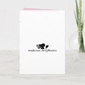 私の花嫁のメイドになるかどうか – Chic Card 招待状 (裏面)