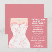 私の花嫁のメイドになるの？私の花嫁のメイドになれ インビテーションポストカード (正面/裏面)