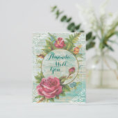 私の花嫁のメイドになるの?私の花嫁のメイドになれ インビテーションポストカード (スタンド正面)