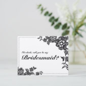 私の花嫁のメイドのフローラ素朴カードか 招待状 (スタンド正面)