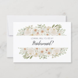 私の花嫁のメイドの白いフローラかエレガント