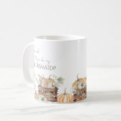 私の花嫁のメイドの秋パーソナライズされたマグか コーヒーマグカップ (正面左)