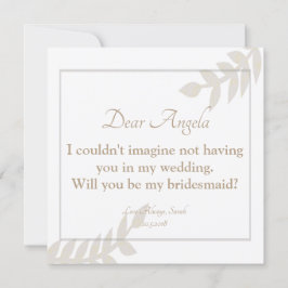 私の花嫁のメイドの金フローラカードか 招待状