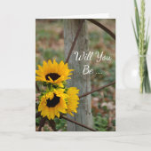 私の花嫁のメイドはヒマワゴン車 招待状 (正面)