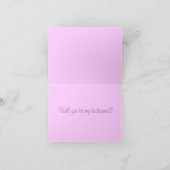 私の花嫁のメイドを3人務めてくれないか 招待状 (内部)