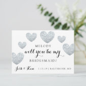 私の花嫁のメイドカード – Fabハート 招待状 (スタンド正面)