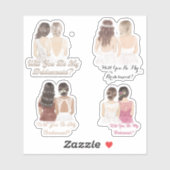 私の花嫁のメイドスタイリッシュは結婚4歳 シール (シート)