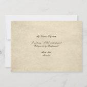 私の花嫁のメイドフローラのダークアリスはワンダーランドにいる 招待状 (裏面)