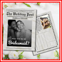 私の花嫁のメイドヴィンテージ新聞は