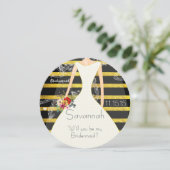 私の花嫁のメイド婚約の写真は後ろに 招待状 (スタンド正面)