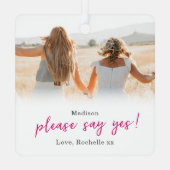 私の花嫁のメイド2の写真 メタルオーナメント (裏面)