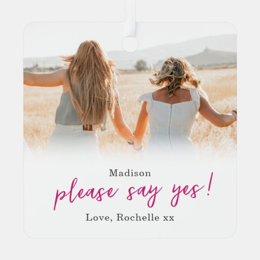 私の花嫁のメイド2の写真 メタルオーナメント (裏面)