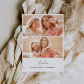 私の花嫁のメイド、花嫁のメイド2枚の写真カード 招待状