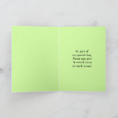 私の花嫁のユリと谷 招待状 (内部)